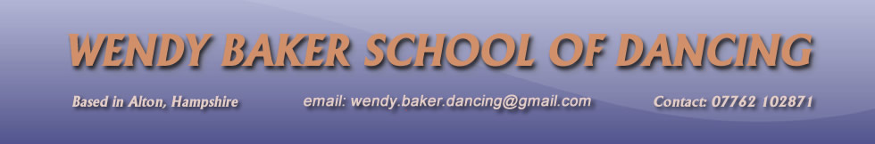 Wendy Baker Dancing School Banner